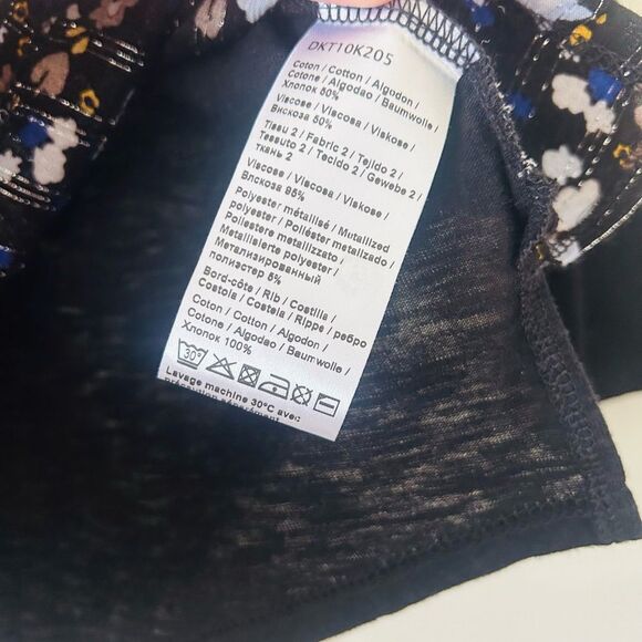 Gerard Darel Paris Sequin Floral Top - Picture 6 of 8